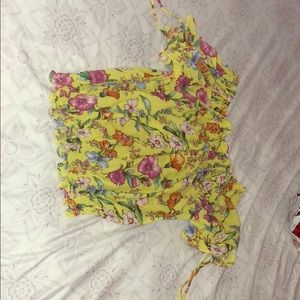 Off the shoulder crop top - small